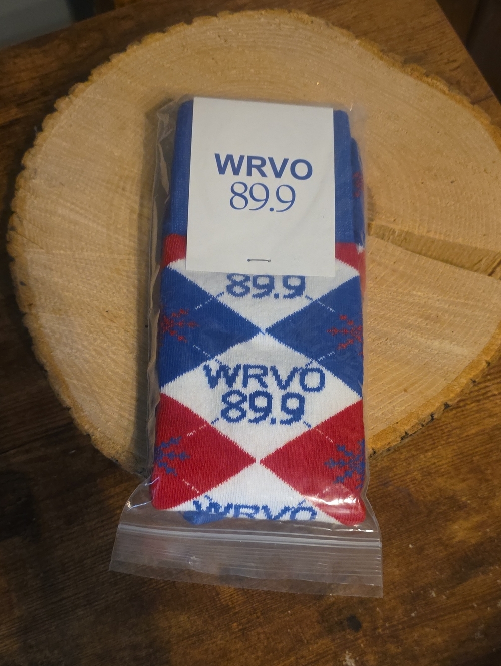 89.9 WRVO Thin Shin Socks OS
